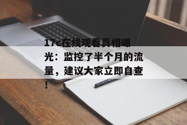 17c在线观看真相曝光：监控了半个月的流量，建议大家立即自查！